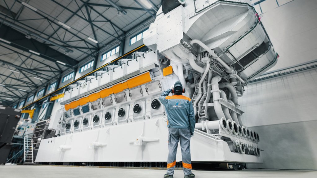 Image of the Wärtsilä next generation 46TS engine