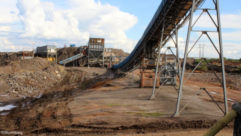 A copper and cobalt mine in the DRC