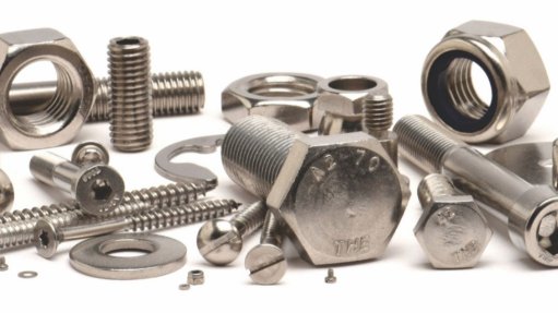 A generic image of stainless-steel fasteners