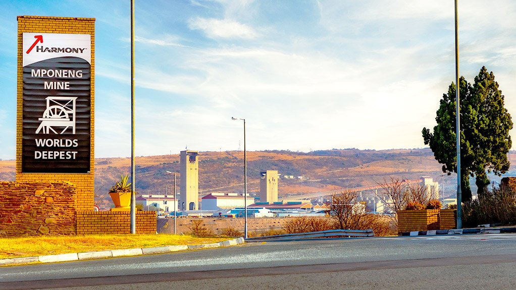 An image showing the sign for the Mponeng mine 