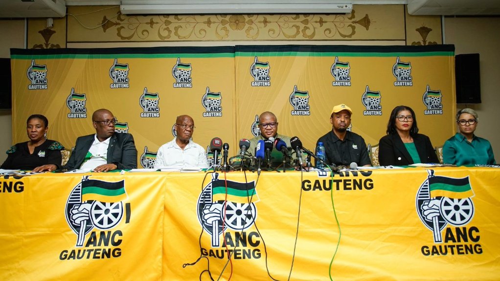 ANC's Gauteng Provincial Task Team