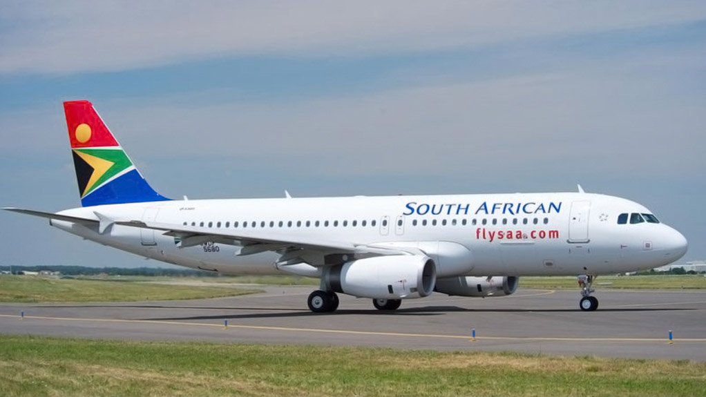 An SAA branded aeroplane