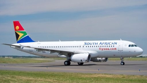 An SAA branded aeroplane