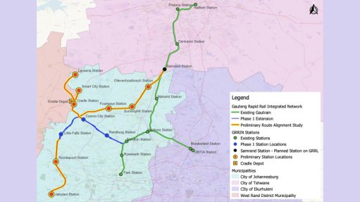 Proposed rapid rail extensions