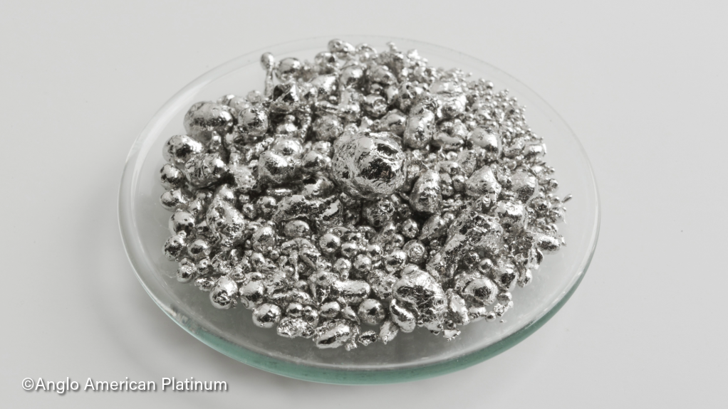 Image of platinum grains