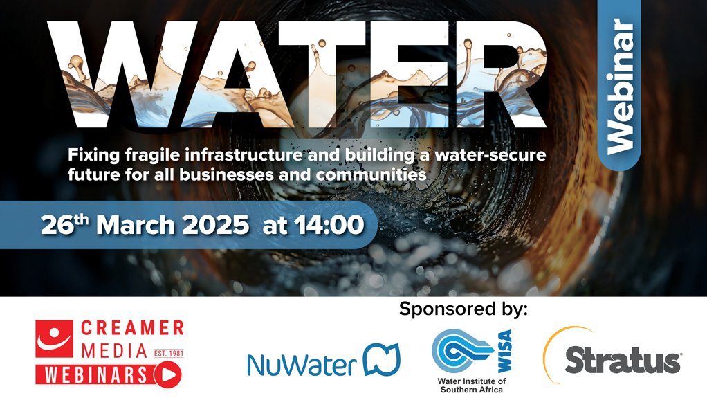 Join the conversation on fixing fragile infrastructure, securing SA’s water future