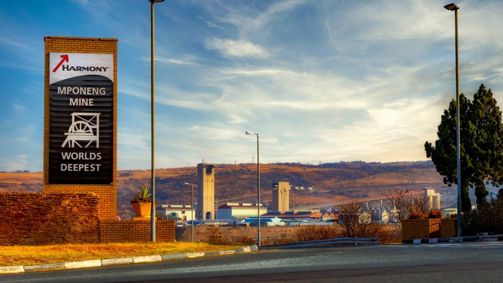 Genral view of the Mponeng mine entrance