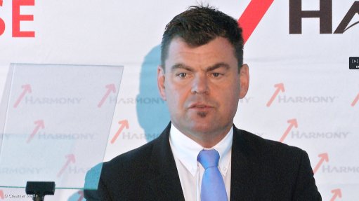 Harmony Gold CEO Beyers Nel.