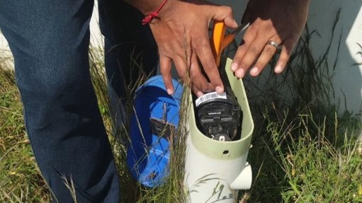 Image of water meter being disconnected