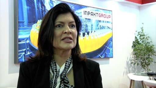  Inpakt Group MD Nishara Naidoo talks to Engineering News at Propak Africa 2025 in Johannesburg.