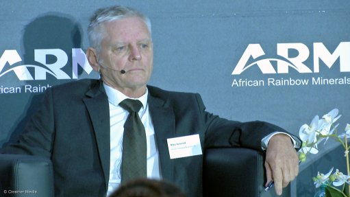 African Rainbow Minerals executive: growth and strategic development in the executive chairperson’s office Mike Schmidt. 