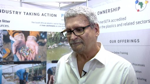 Plastics SA Executive Director Anton Hanekom speaks to Engineering News at Propak Africa 2025.