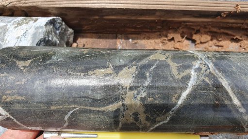 Tertiary drill core sample from Mushima North project