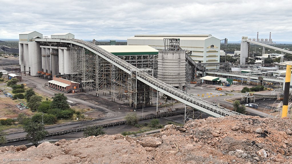 Exxaro's Grootegeluk coal operation, with Eskom's Matimba power station in background.