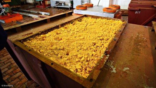 Image of yellowcake uranium