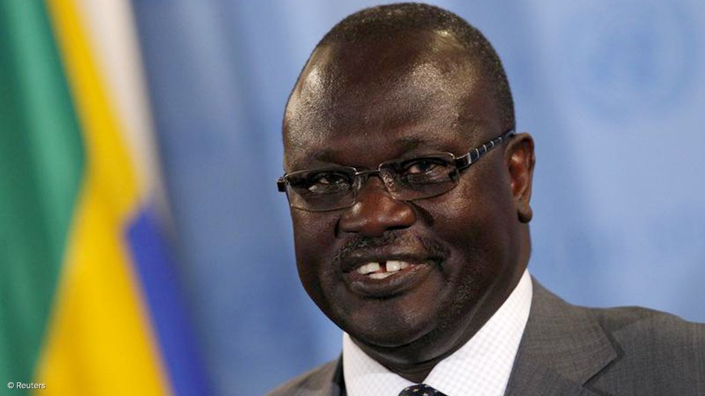 South Sudan's First Vice President Riek Machar