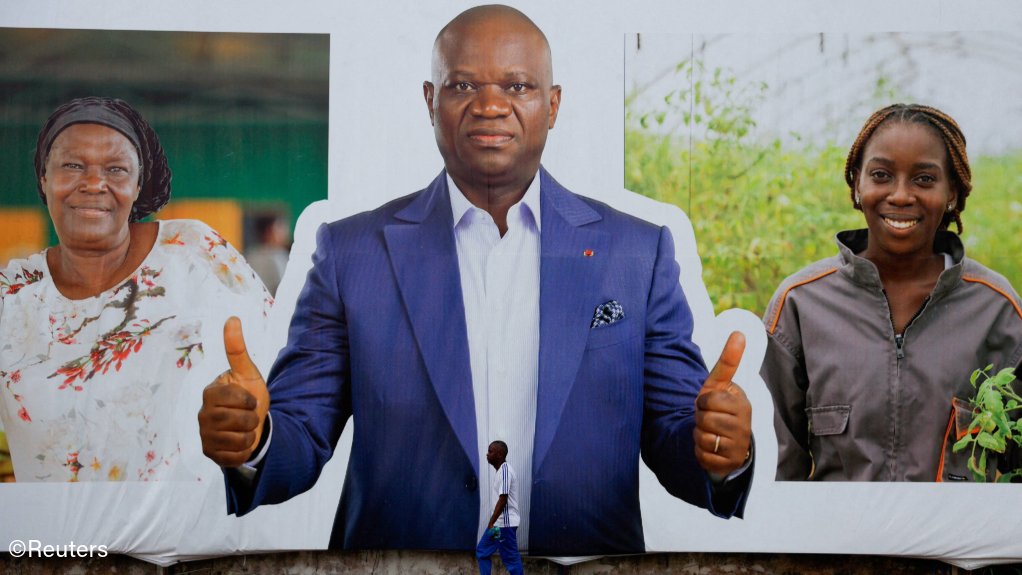 Gabon Presidential candidate Brice Oligui Nguema