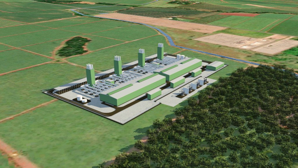 An artist impression of the Khanyazwe Flexpower project
