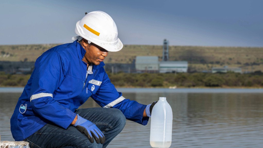 An image of water sampling at Impala Rustenburg’s Rockwall dam