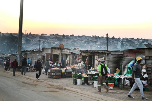 An image of informal food traders 