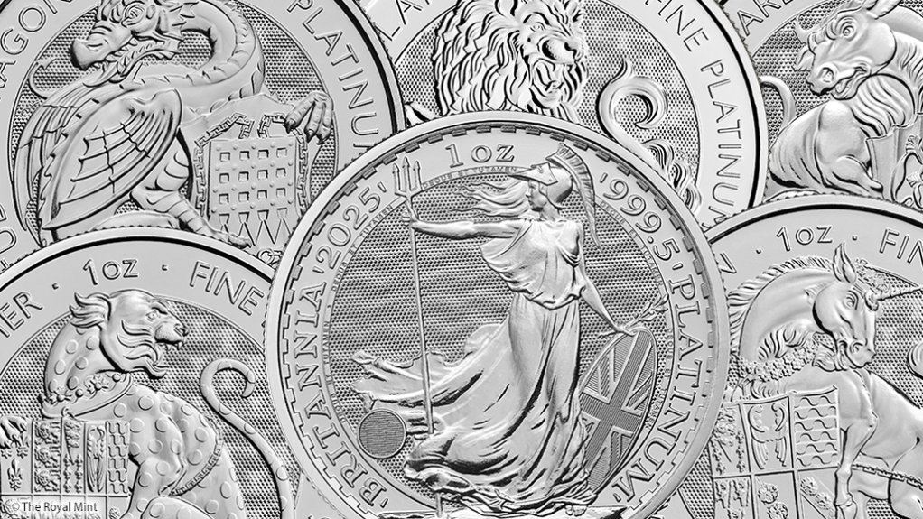 Platinum coins. Picture: The Royal Mint.