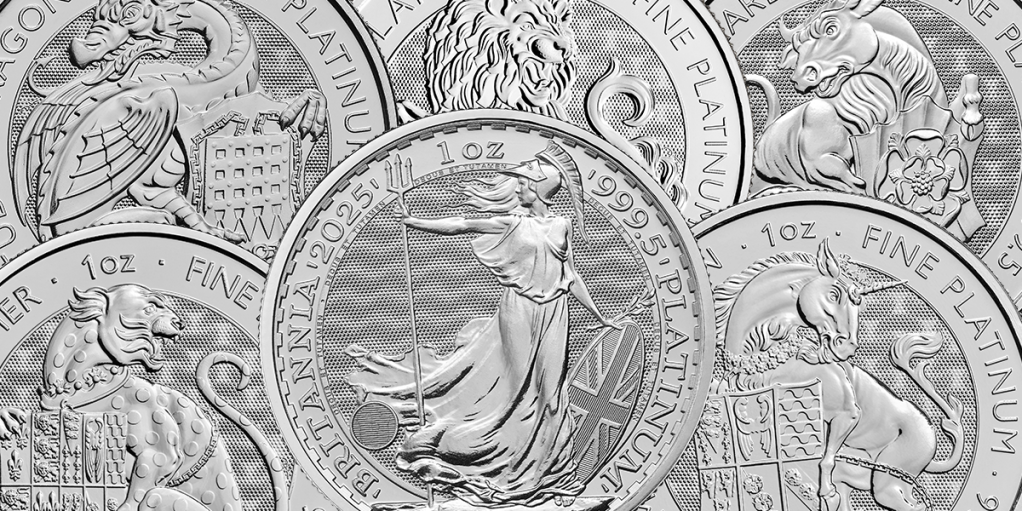 Platinum coins. Picture: The Royal Mint.