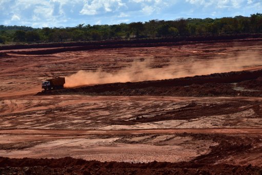 An image of the Montepuez Ruby mine 