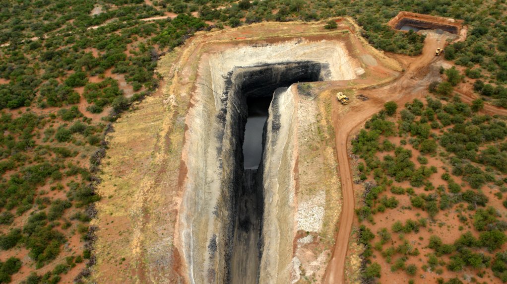 An image showing the Makhado pit 