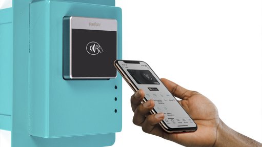 Image of a tap and go pay point