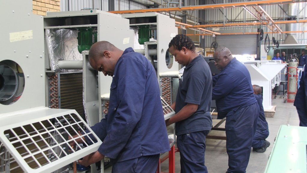 Booyco Engineering staff in workshop