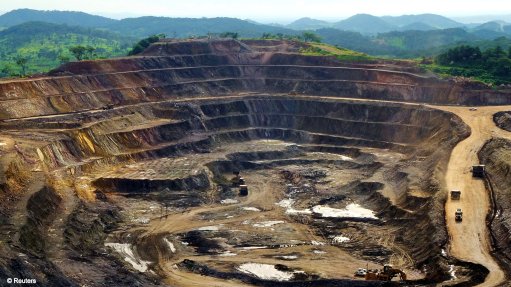 A mine in the DRC
