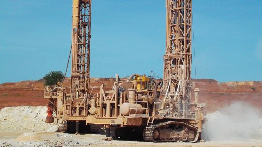 Drilling at Siguiri in Guinea.