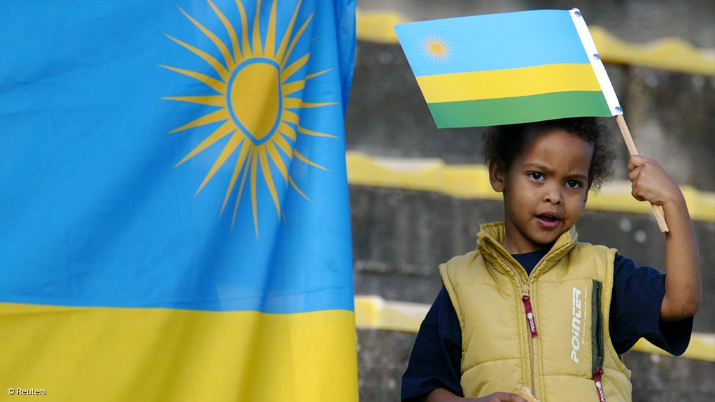Rwanda flag 