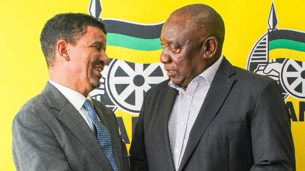 SADR Ambassador Mohamed Yeslem Beissat & President Cyril Ramaphosa