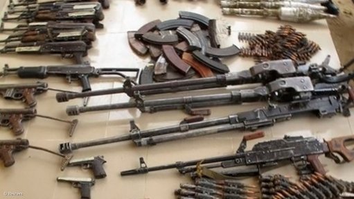 Guns and ammunition