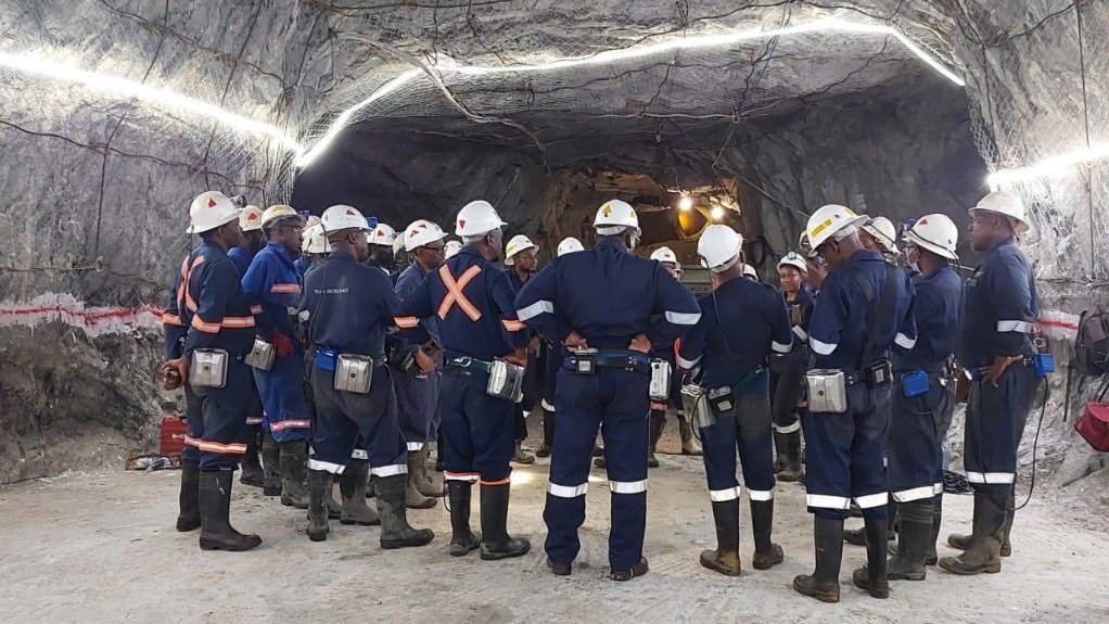 A generic image of mineworkers