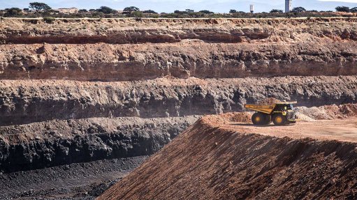 A manganese mine in Hotazel