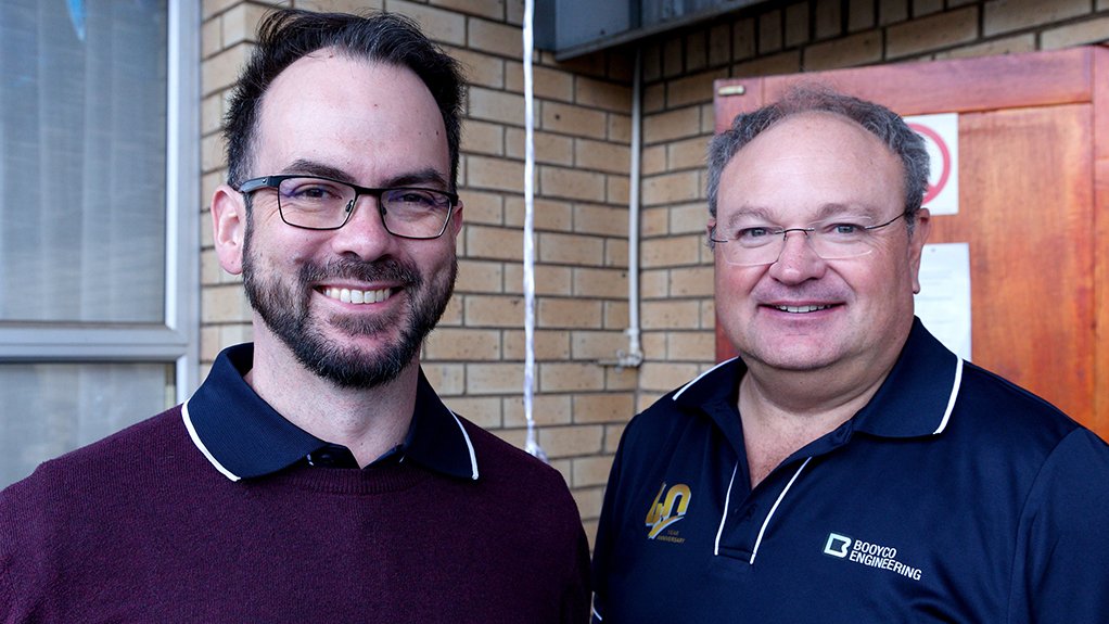 From left, Grant Miller, Executive Director, and Brenton Spies, Managing Director, of Booyco Engineering