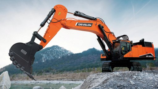 The above image depicts the Develon DX1000LC-7 