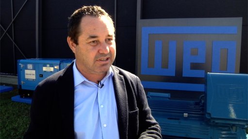 Watch a video in which Engineering News talks to WEG external sales executive Bruce Grobler at Nampo 2025 in Bothaville