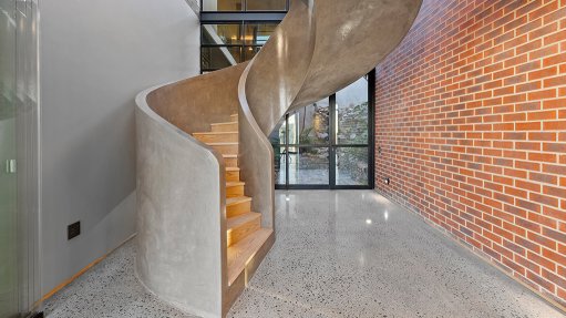 Image of a staircase made of concrete