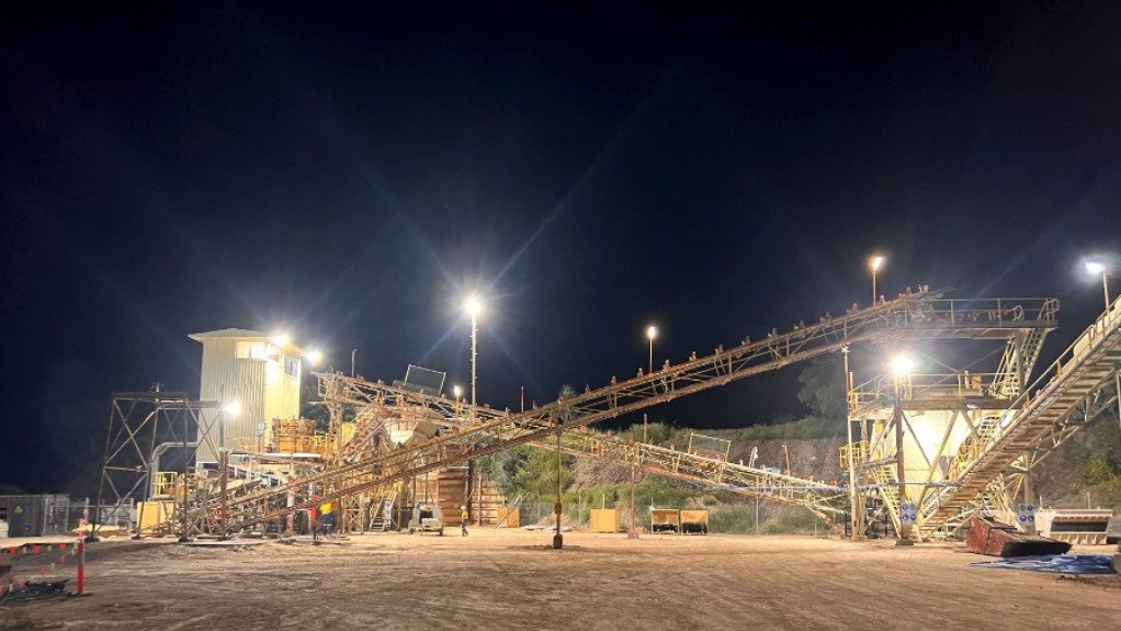 The crushing and screening circuit at Blackjack.