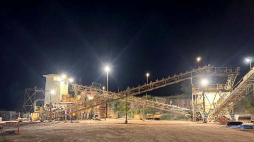The crushing and screening circuit at Blackjack.