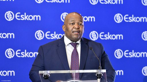 An image of Eskom group CEO Dan Marokane 