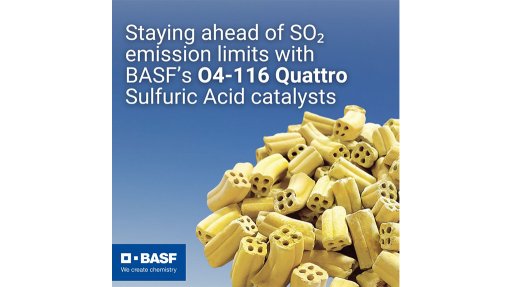 Maximum performance, lowest SO2 emissions by BASF, the inventor of sulphuric acid catalysts