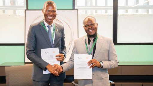 COSTECH director general Dr Amos Nungu and NRF CEO Dr Fulufhelo Nelwamondo