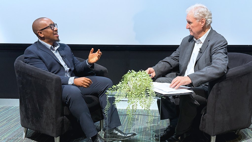 JSE's Sam Mokorosi interviewed by Mining Weekly's Martin Creamer. Video: Darlene Creamer.