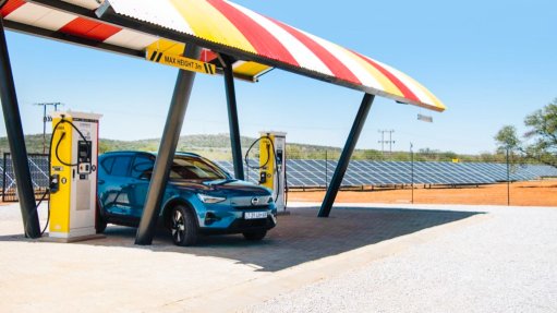 EV charging station.