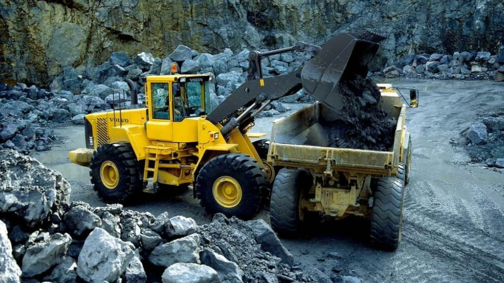 An image of a quarry site at a mining operation