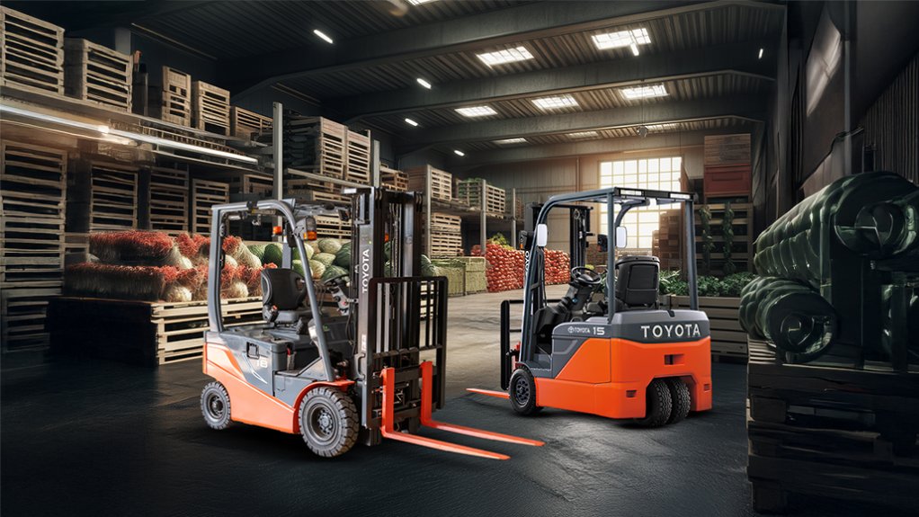 Image of an electric forklift from Toyota Material Handling, a division of CFAO Equipment